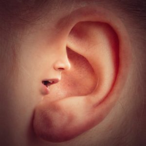 Ear image representing how to be creative with sound sensory lists